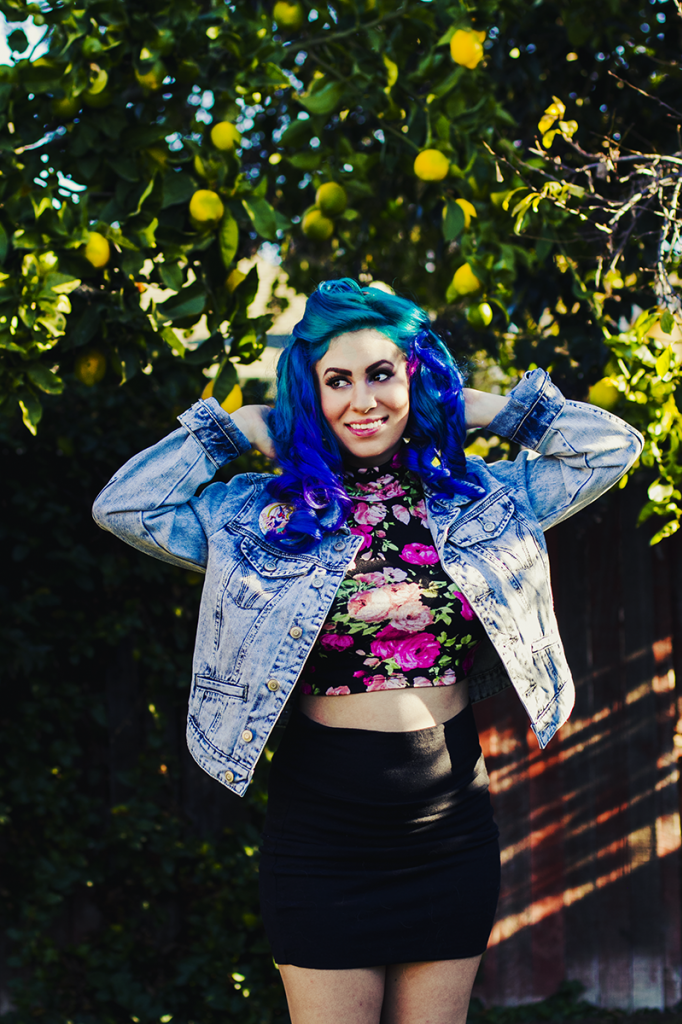 Floral Crop Top & Jacket