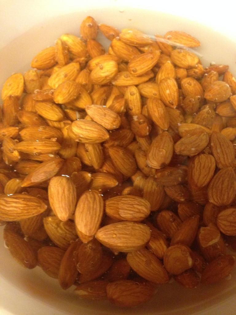 soaked almonds