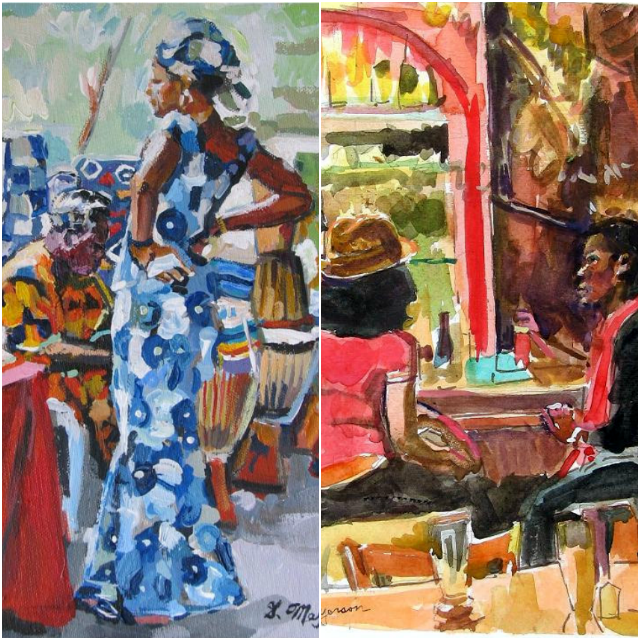 gwen meyerson art/a stylish little lady
