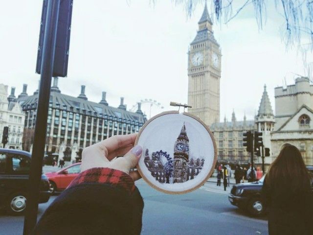 teresa lim embroidery art//a stylish little lady