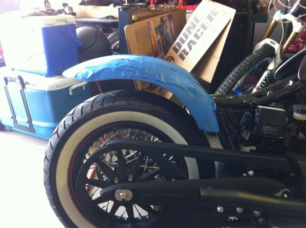 victory hammer custom rear fender