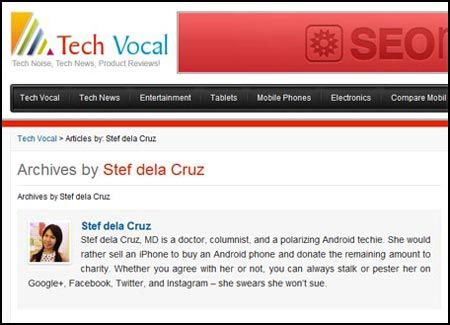 Android App blogger on TechVocal