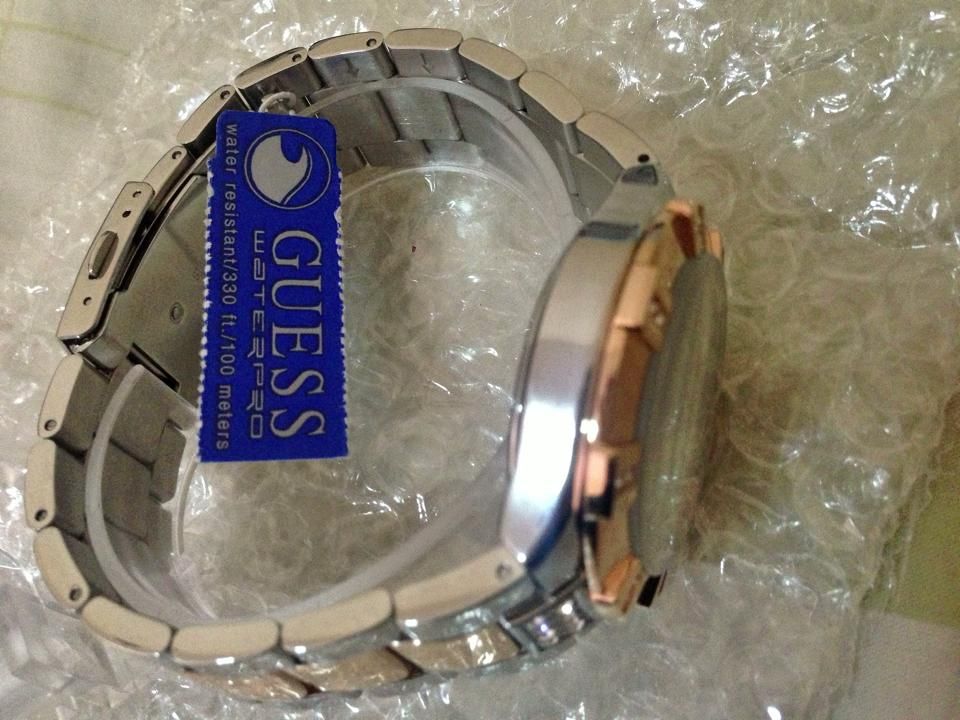 Đồng hồ xịn , xách tay USA Guess U0024L1 silver/ rose gold mẫu mới nhất - 1