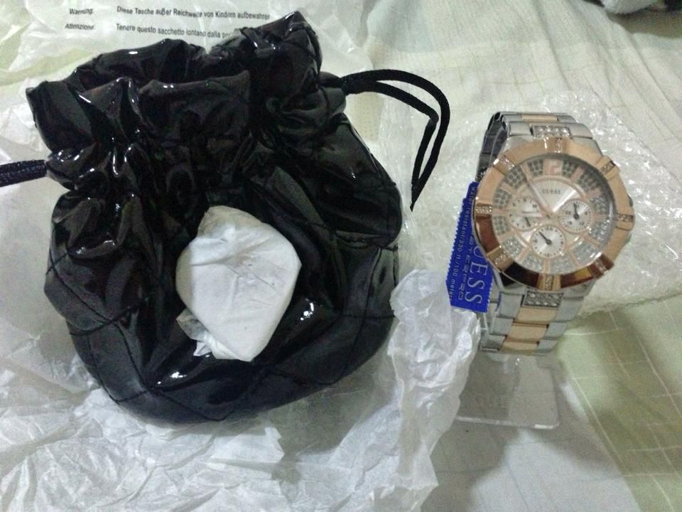Đồng hồ xịn , xách tay USA Guess U0024L1 silver/ rose gold mẫu mới nhất - 2